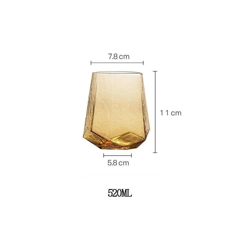 Luxury Hexagonal Crystal Glass Set - Julia M LifeStyles