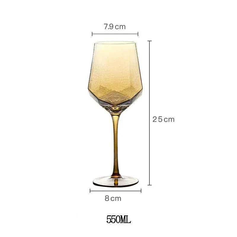 Luxury Hexagonal Crystal Glass Set - Julia M LifeStyles