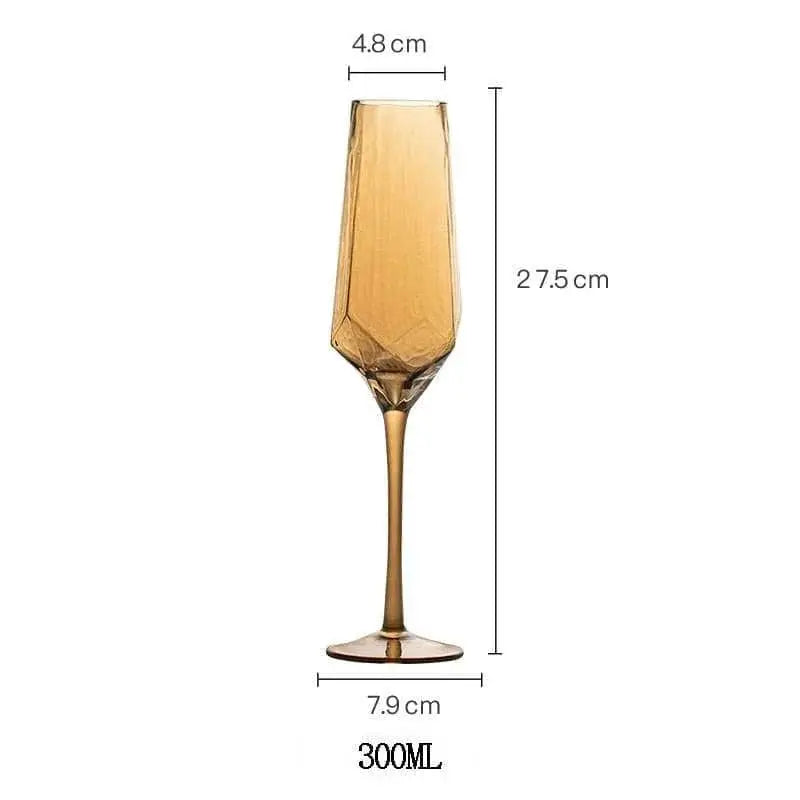 Luxury Hexagonal Crystal Glass Set - Julia M LifeStyles