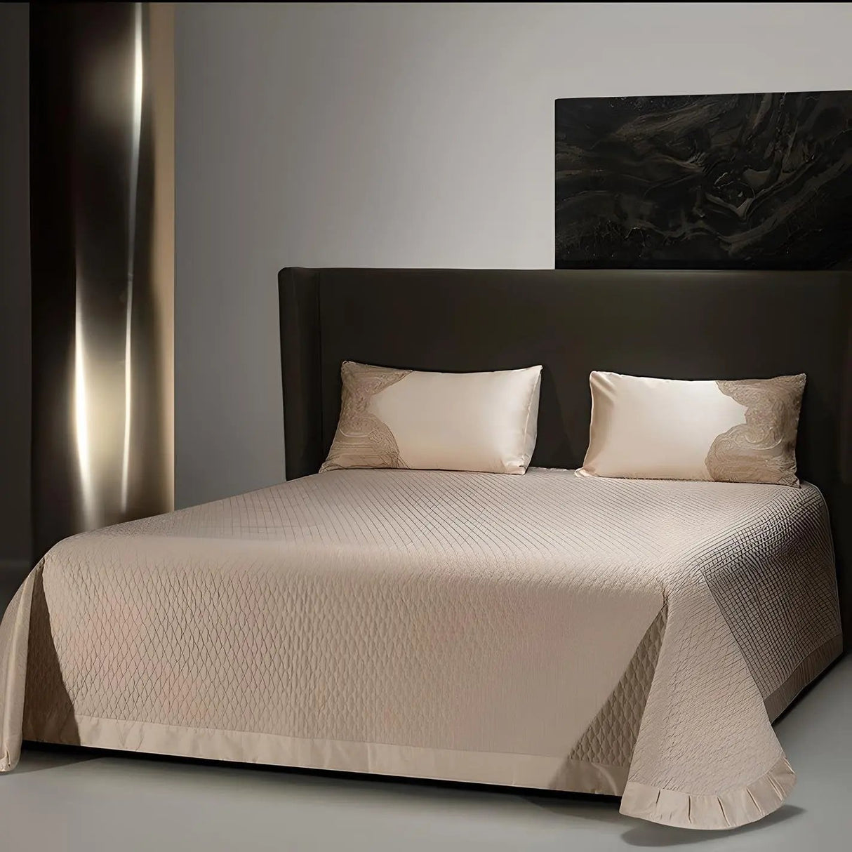 Luxury Pure Cotton Lace Bedding Set - Four-Piece European Style - Julia M LifeStyles