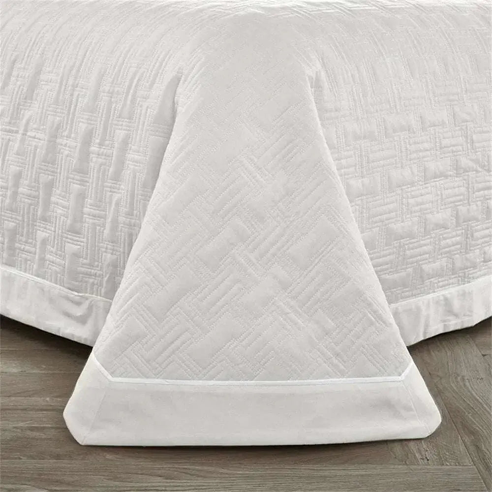 Luxury Quilted Cotton Bedspread - Julia M LifeStyles