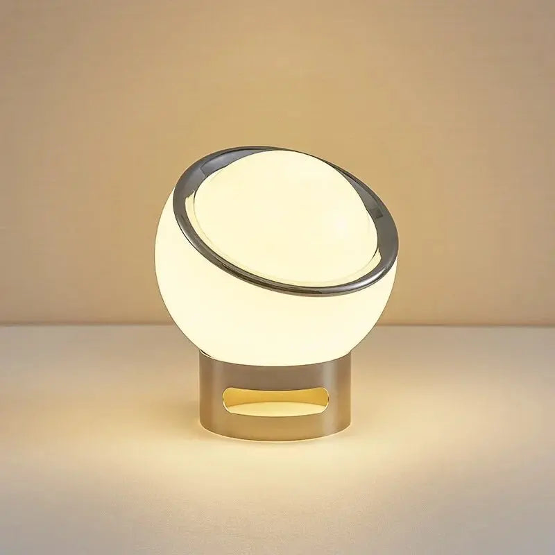 Medieval Protein Glass Table Lamp Living Room Bedroom Bedside Home Atmosphere Decoration Creative Protein Ball Desk Lights - Julia M LifeStyles