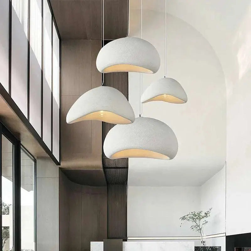 Minimalist E27 Pendant Light: Modern Wabi-Sabi Chandelier - Julia M LifeStyles