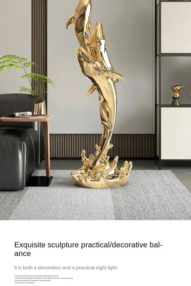 Modern Home Decor Animal Figurine Whale Sculpture Living Room Entrance Ornaments Accessories Resin Crafts Nordic Room Decoration Julia M LifeStyles