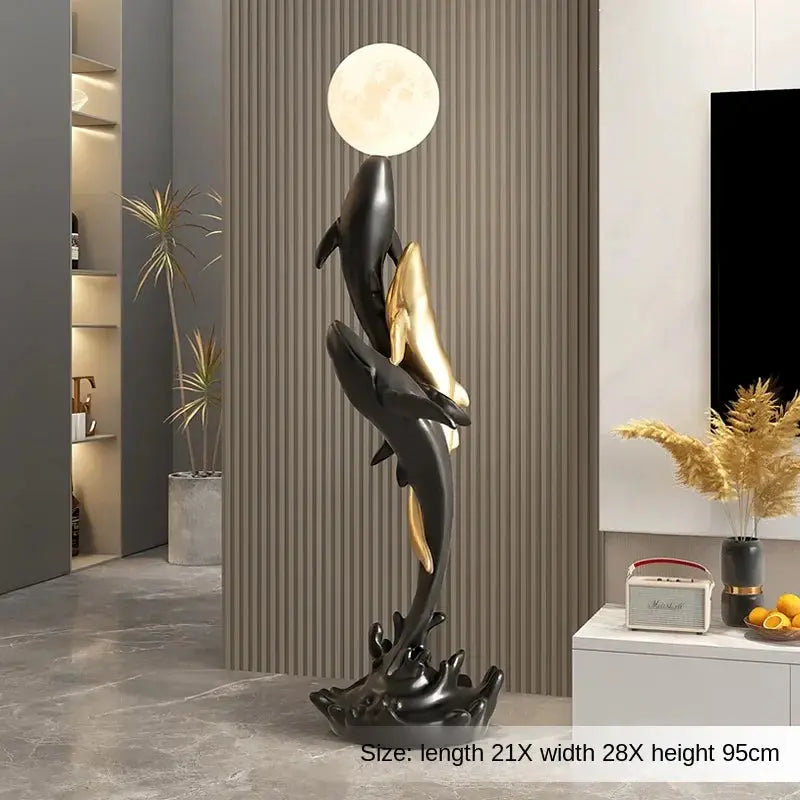 Modern Home Decor Animal Figurine Whale Sculpture Living Room Entrance Ornaments Accessories Resin Crafts Nordic Room Decoration Julia M LifeStyles