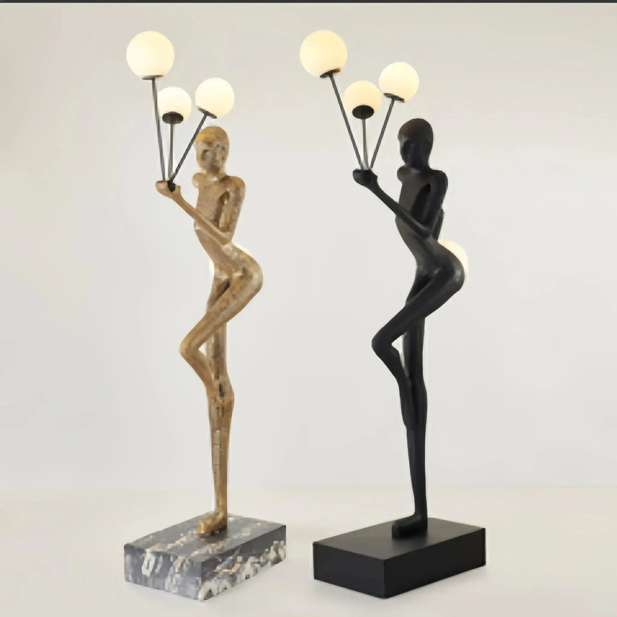 Modern Luxury Floor Lamp Creative Humanoid Lady Sculpture LED Light Source for Living Room Exhibition Hall Decorative Ornament Julia M LifeStyles
