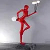 Modern Luxury Floor Lamp Creative Humanoid Lady Sculpture LED Light Source for Living Room Exhibition Hall Decorative Ornament Julia M LifeStyles