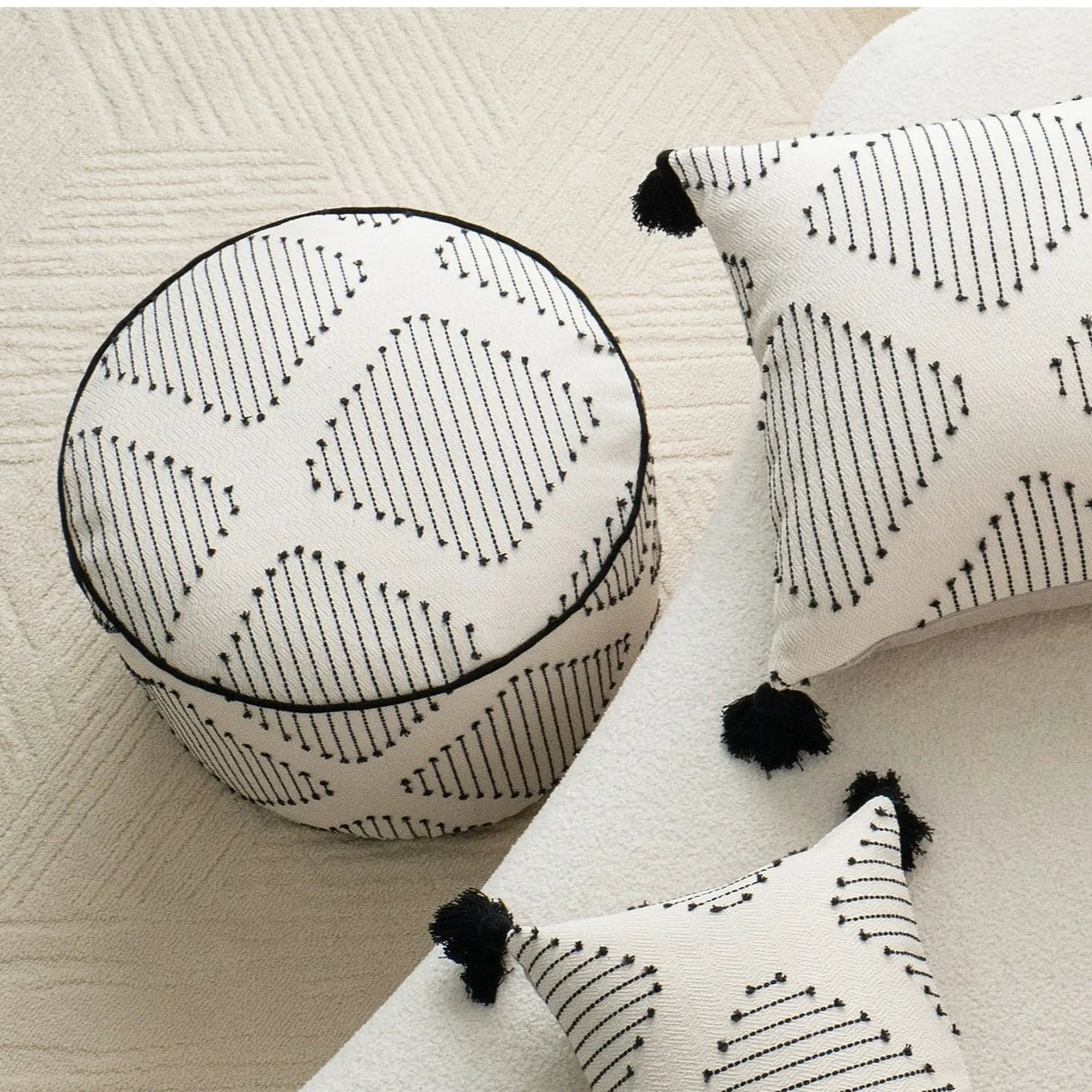 Ottimo Modern Series Bean Bag Sofa Chair Cover Stool - Julia M LifeStyles