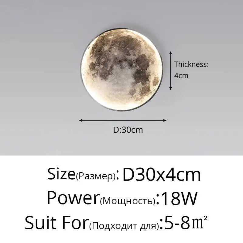 Nordic Moon Wall Lamp - Julia M LifeStyles