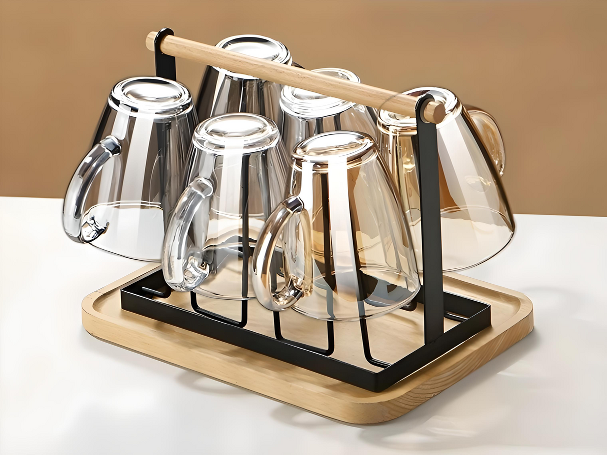 Julia M Lifestyles 380ml Drop-Resistant Tempered Glass Mug Julia M Home & Kitchen