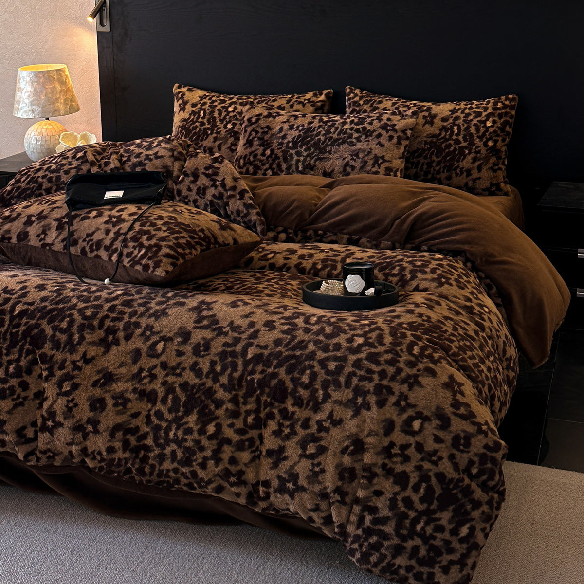 Velvet Reverie Four-Piece Bedding Set
