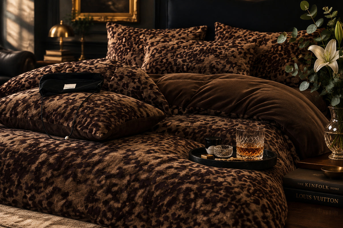 Velvet Reverie Four-Piece Bedding Set