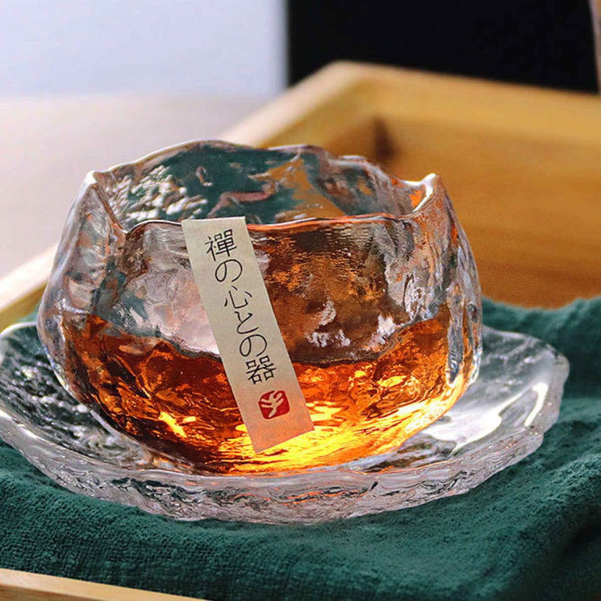 Handmade Retro Japanese Style Mini Glass Tea Cup Julia M Home & Kitchen