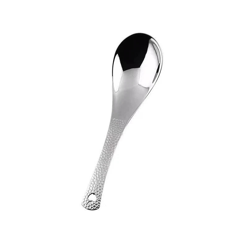 Retro Hammer Point Stainless Steel Spoon for Stylish Dining Julia M LifeStyles