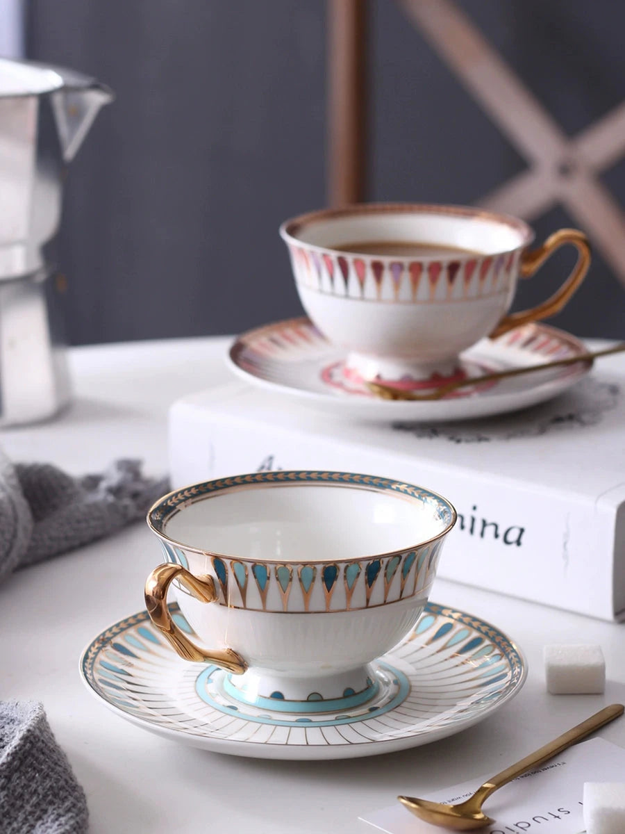 Exquisite European Light Luxury Coffee Set for Elegant Afternoon Tea Julia M LifeStyles