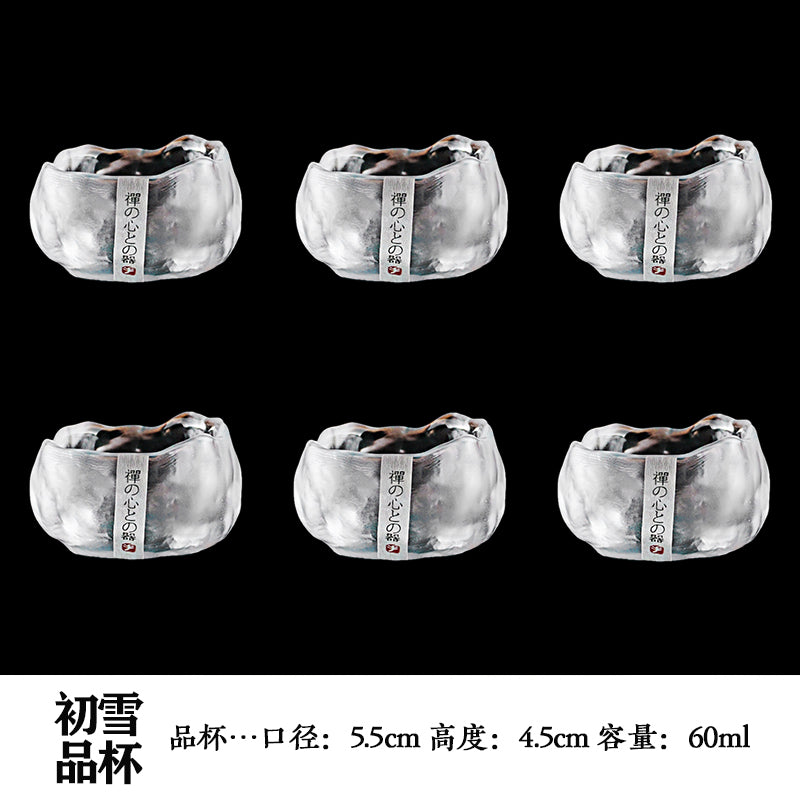 Handmade Retro Japanese Style Mini Glass Tea Cup Julia M Home & Kitchen