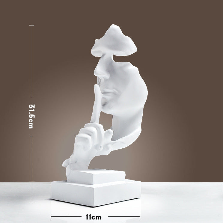 The Contemplative Abstract Figure