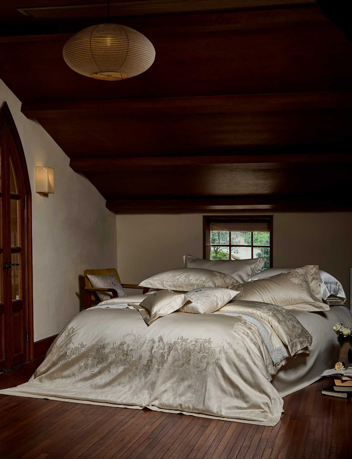 Julia M Lifestyles™ Château Lace Jacquard Bedding Collection