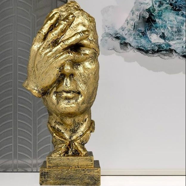 The Contemplative Abstract Figure