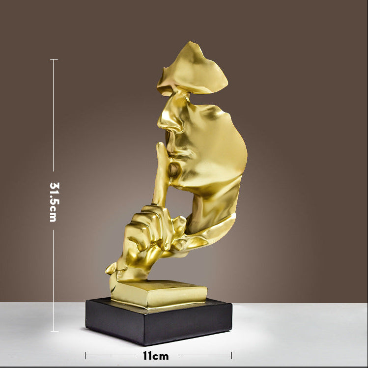 The Contemplative Abstract Figure