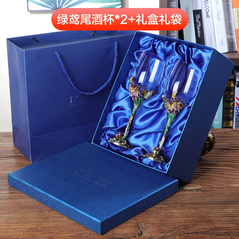 Luxury Crystal Red Wine Decanter Set with Cups by Julia M Home & Kitchen Julia M LifeStyles