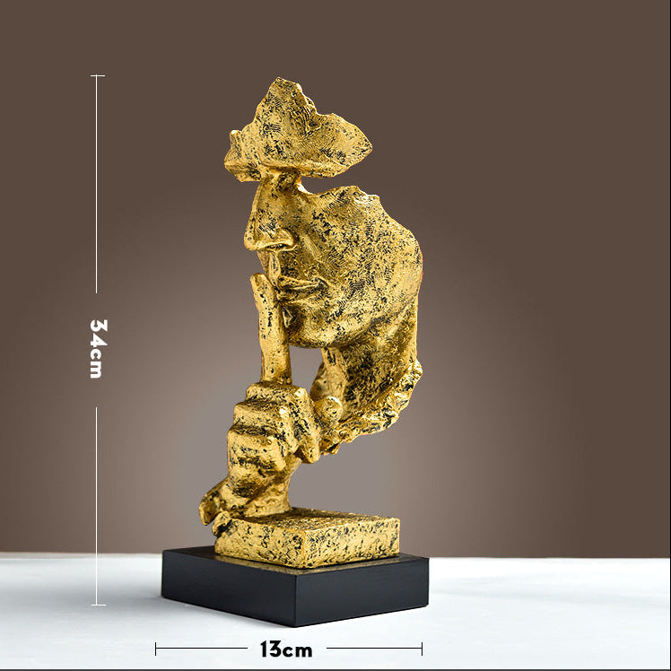 The Contemplative Abstract Figure