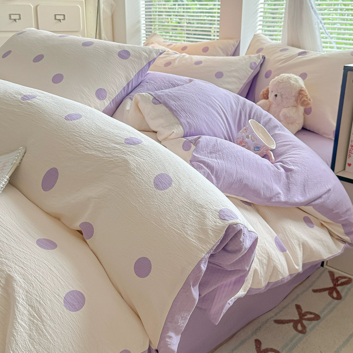 Class A Four-Piece Bedding Set Pure Cotton All Cotton All Year Round Quilt Cover Bed Sheets Quilt Cover Bed Student Dormitory Three-Piece Set Fitted Sheet 4 Julia M LifeStyles