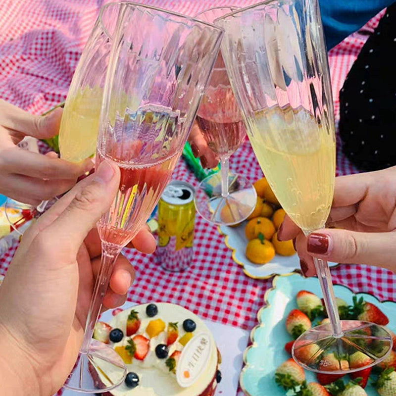 210ml 8 PCs Banquet Bubble Wash-Free Champagne Glass Julia M Home & Kitchen