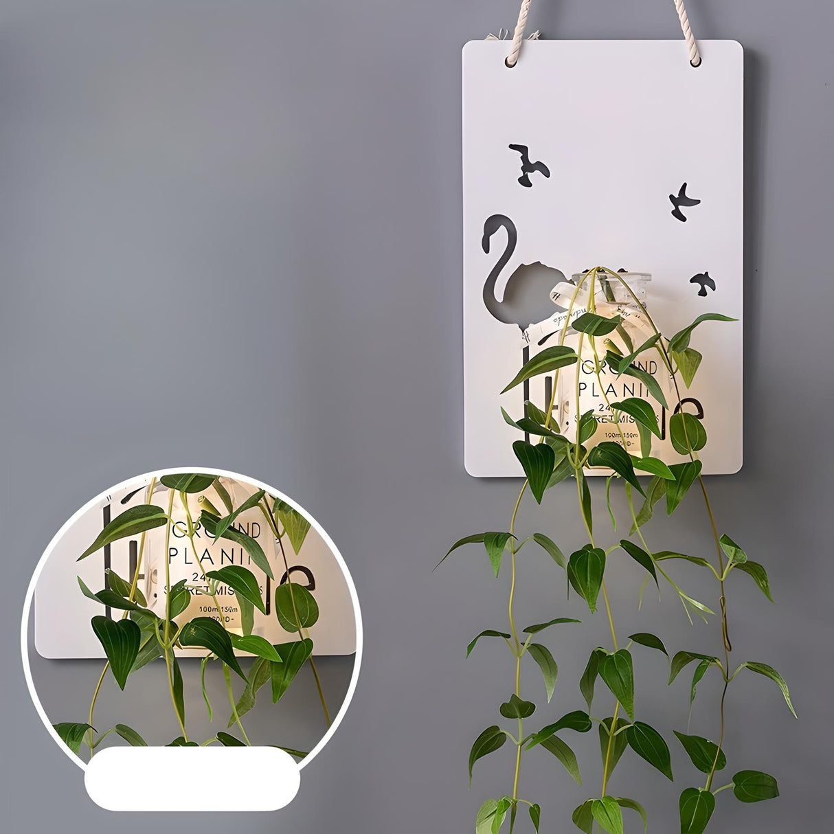 Scandinavian Style Hand - Painted Artificial Flower Wall Decor by Julia M - Julia M LifeStyles