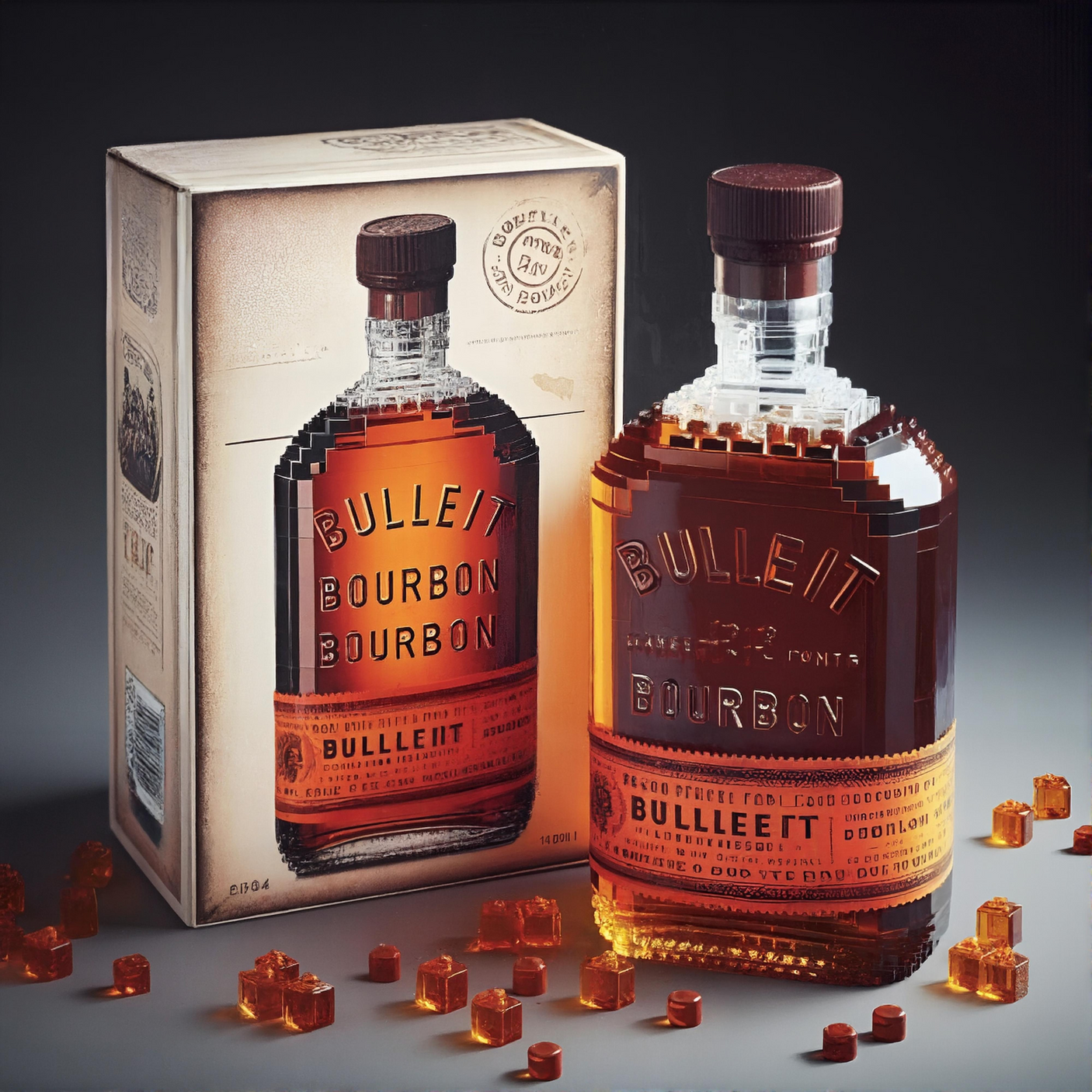 Whisky Bottle Building Blocks - The Luxurious Gift of Creativity - Julia M LifeStyles