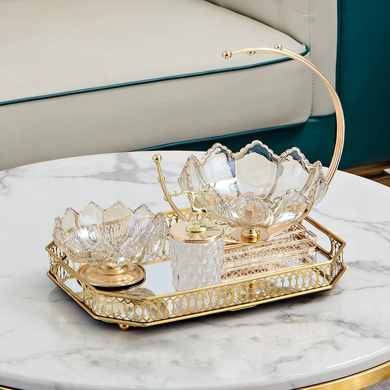 Light Luxury Style Crystal Tissue Box