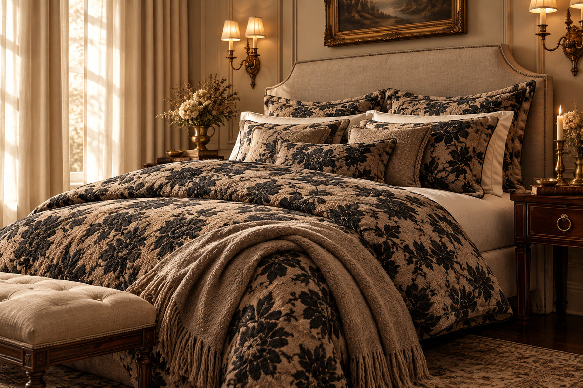Velvet Reverie Four-Piece Bedding Set