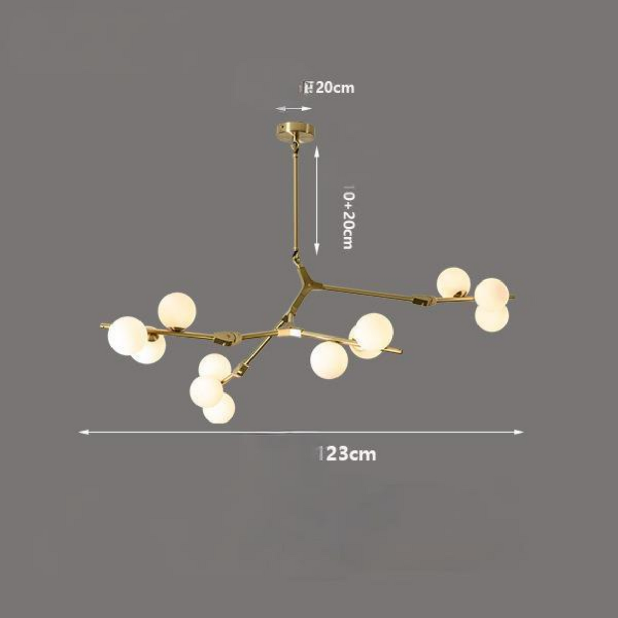 Modeling Chandelier Glass Magic Bean Molecular Lamp - Julia M LifeStyles