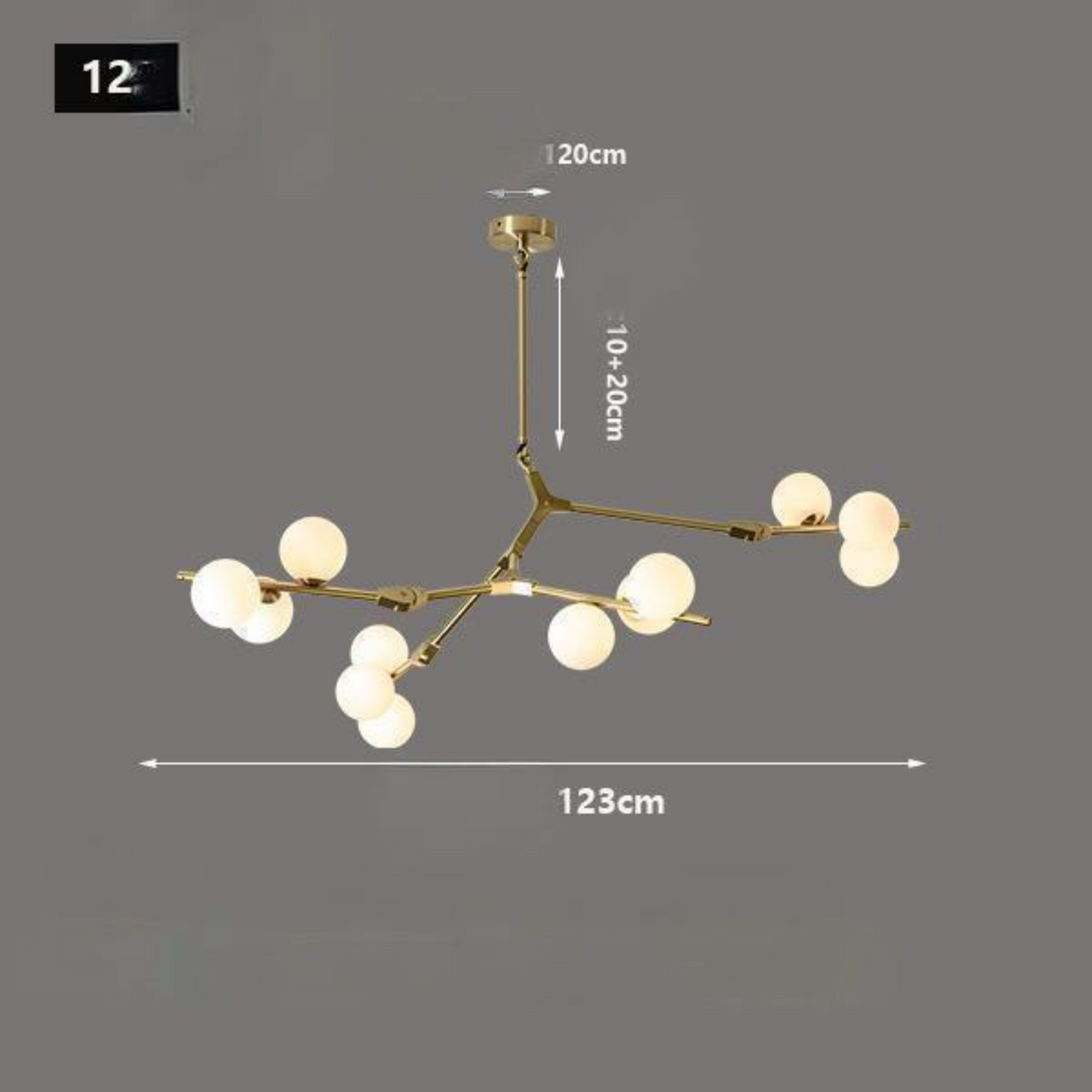 Modeling Chandelier Glass Magic Bean Molecular Lamp - Julia M LifeStyles