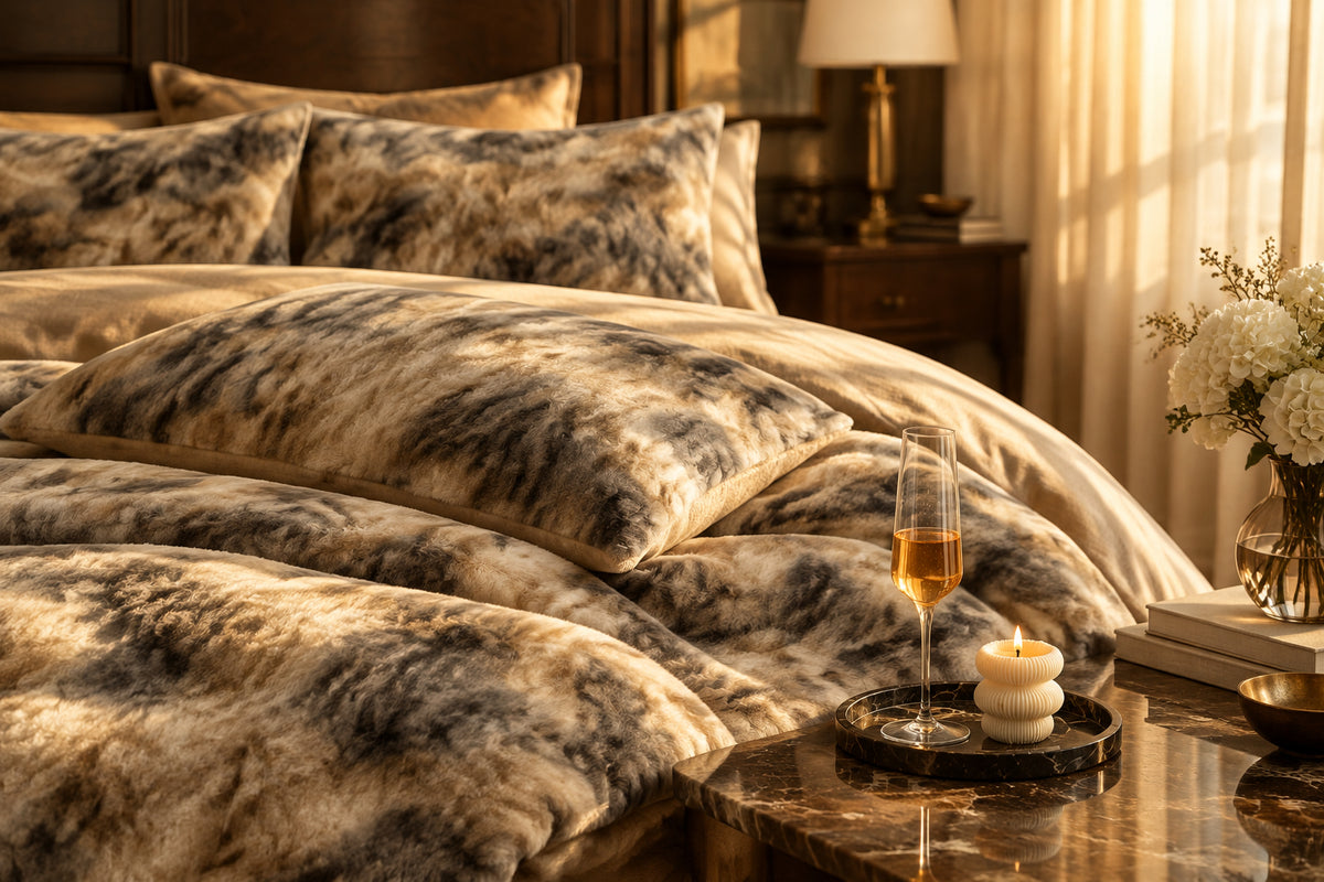 Velvet Reverie Four-Piece Bedding Set