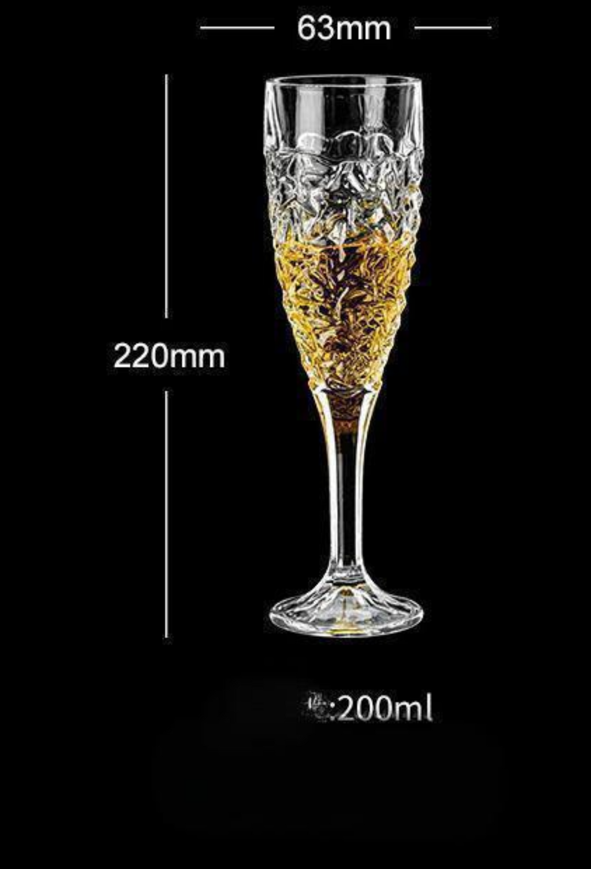 Elegant Lead-free Crystal Champagne & Cocktail Cup Julia M Home & Kitchen