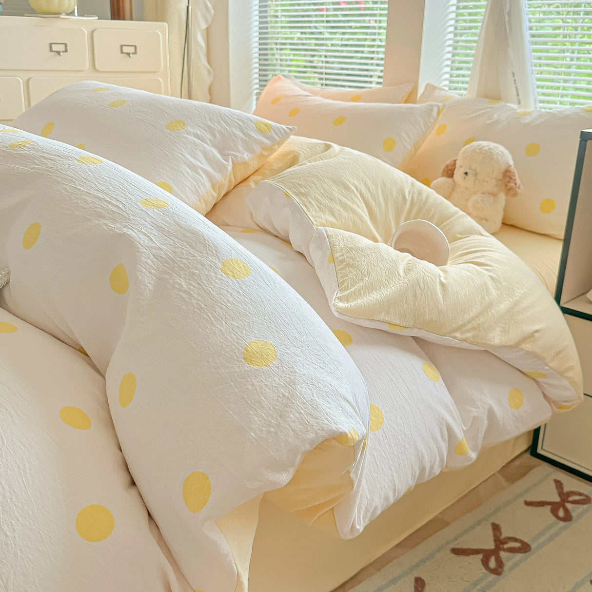 Class A Four-Piece Bedding Set Pure Cotton All Cotton All Year Round Quilt Cover Bed Sheets Quilt Cover Bed Student Dormitory Three-Piece Set Fitted Sheet 4 Julia M LifeStyles