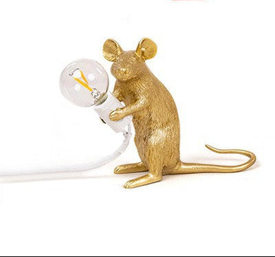 Nordic Luxury Industrial Mouse Table Lamp for Living & Bedroom