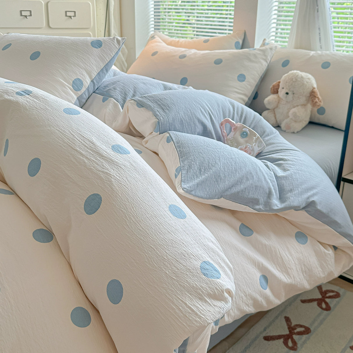 Class A Four-Piece Bedding Set Pure Cotton All Cotton All Year Round Quilt Cover Bed Sheets Quilt Cover Bed Student Dormitory Three-Piece Set Fitted Sheet 4 Julia M LifeStyles