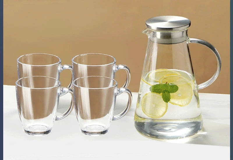 Julia M Lifestyles Drop-Resistant Tempered Glass Mug 380ml - Julia M LifeStyles