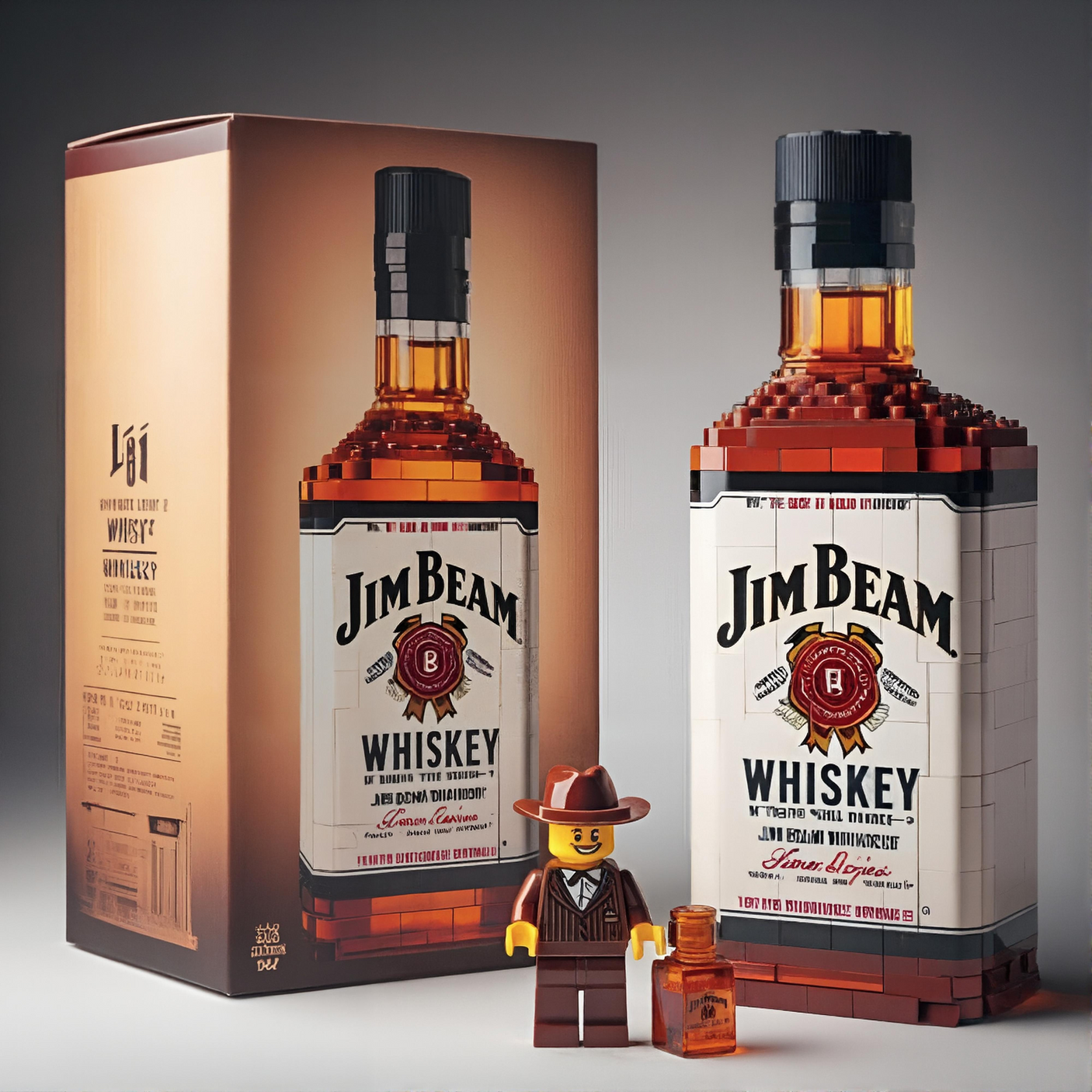 Whisky Bottle Building Blocks - The Luxurious Gift of Creativity - Julia M LifeStyles