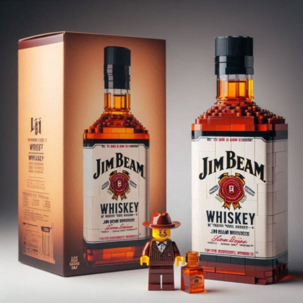Whisky Bottle Building Blocks - The Luxurious Gift of Creativity
