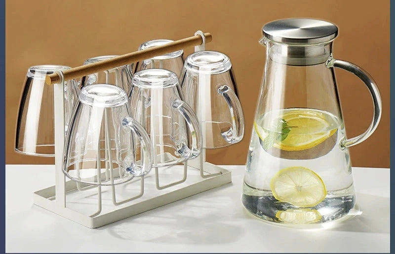 Julia M Lifestyles 380ml Drop-Resistant Tempered Glass Mug Julia M Home & Kitchen