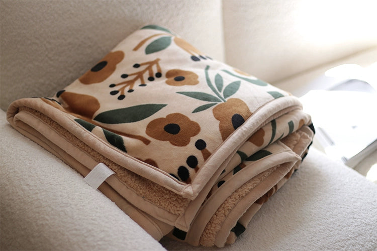 Scandinavian Winter Luxe Coral Fleece Throw Blanket Julia M LifeStyles