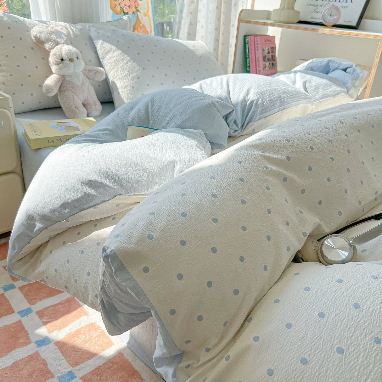 Class A Four-Piece Bedding Set Pure Cotton All Cotton All Year Round Quilt Cover Bed Sheets Quilt Cover Bed Student Dormitory Three-Piece Set Fitted Sheet 4 Julia M LifeStyles