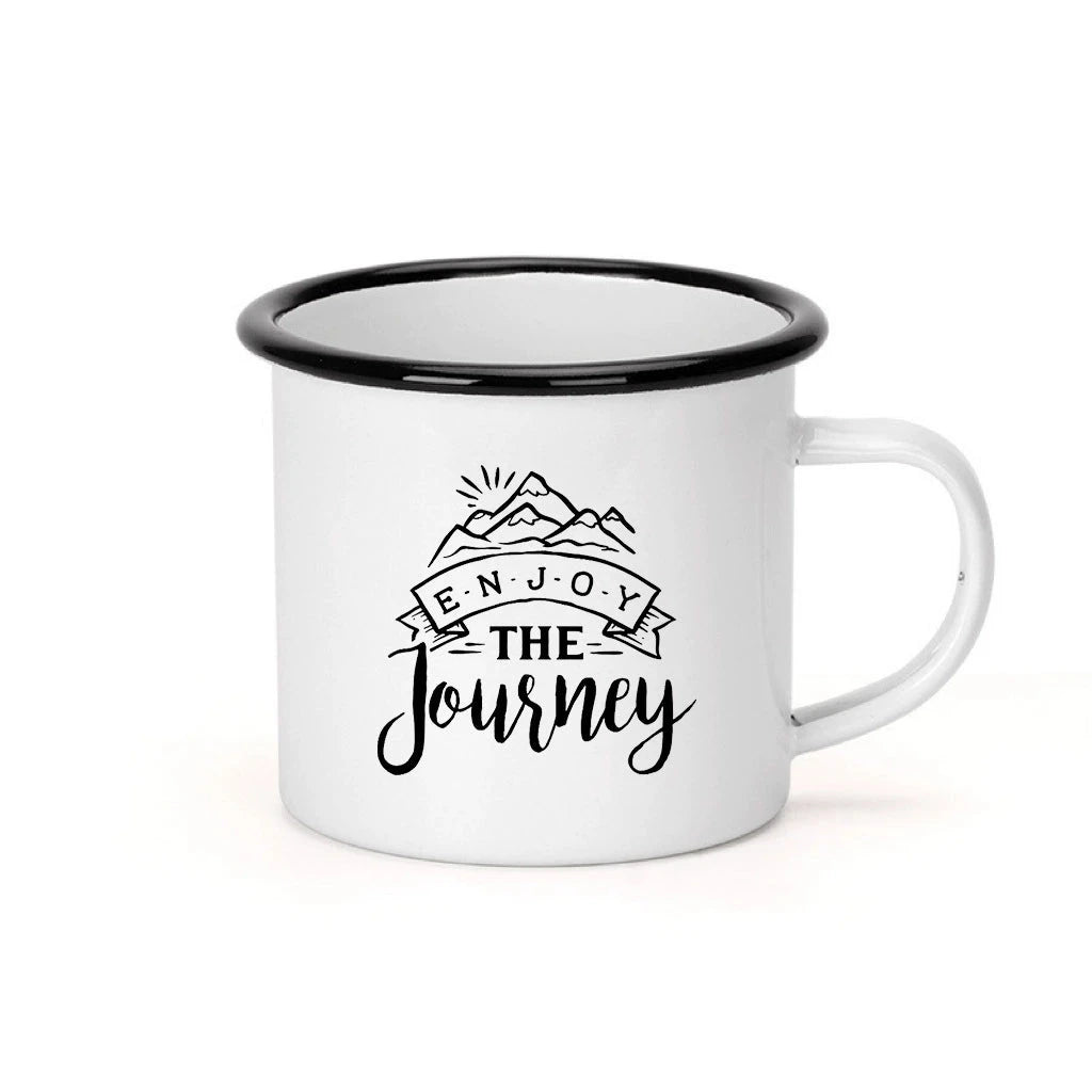 Luxury Enamelled Camping Cup - Personalize Your Adventure Julia M LifeStyles