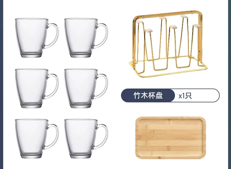 Julia M Lifestyles Drop-Resistant Tempered Glass Mug 380ml - Julia M LifeStyles