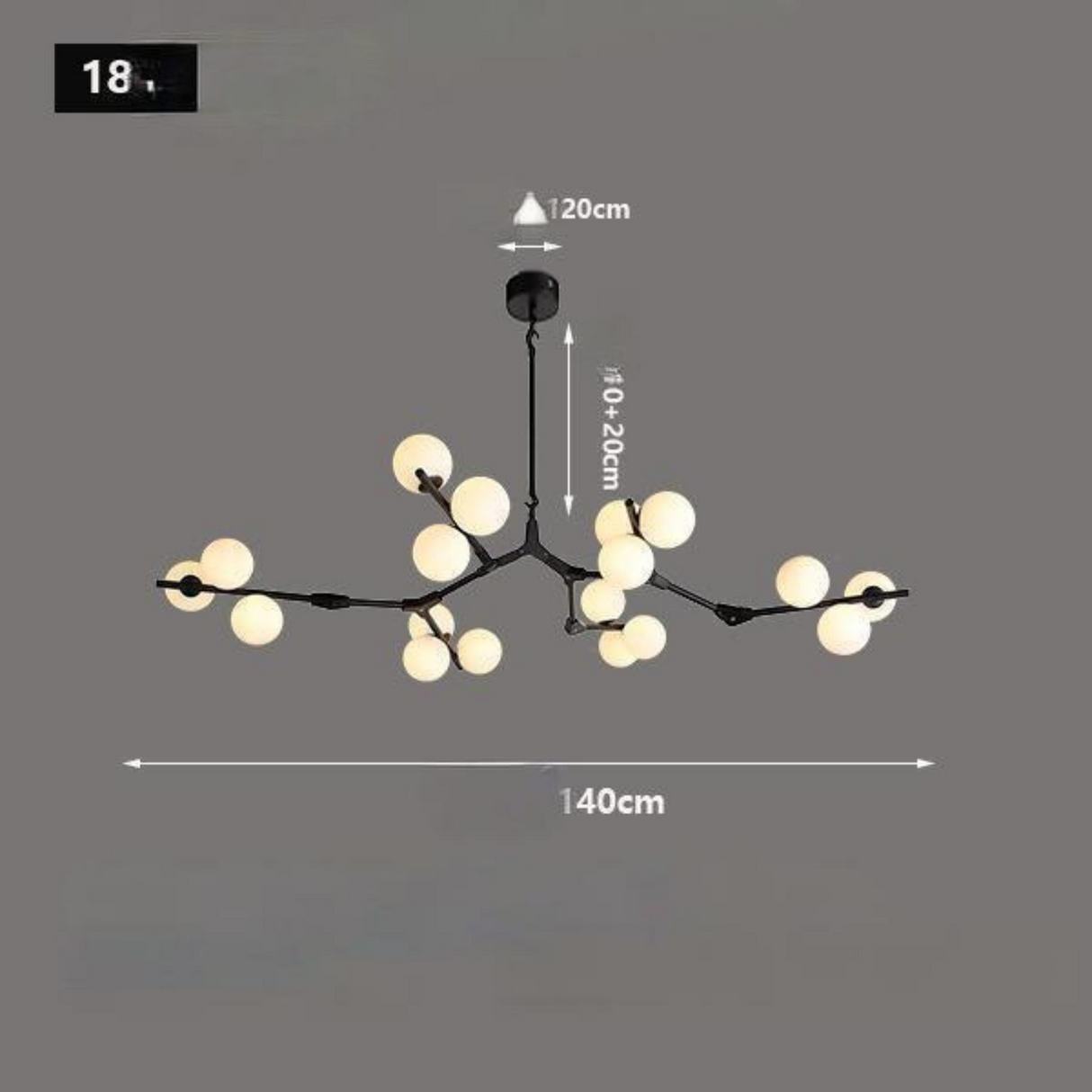 Modeling Chandelier Glass Magic Bean Molecular Lamp - Julia M LifeStyles