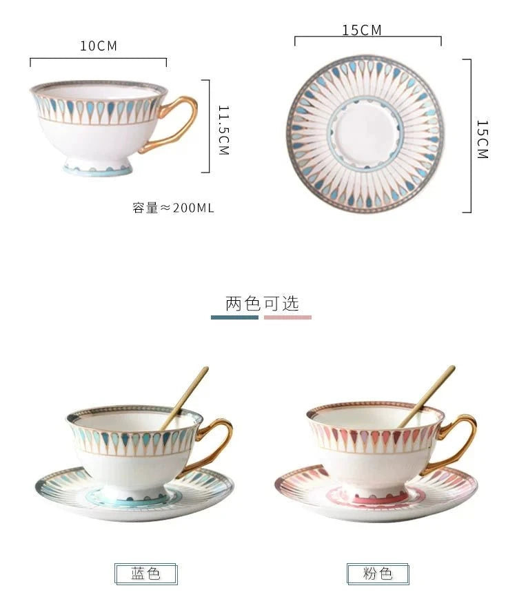 Exquisite European Light Luxury Coffee Set for Elegant Afternoon Tea Julia M LifeStyles