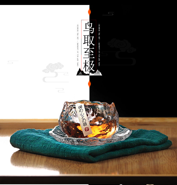 Handmade Retro Japanese Style Mini Glass Tea Cup Julia M Home & Kitchen